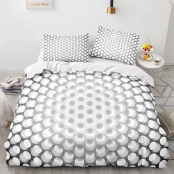 Honeycomb Pattern Bedding Sets Quilt Covers Without Filler (Online Order Only)
