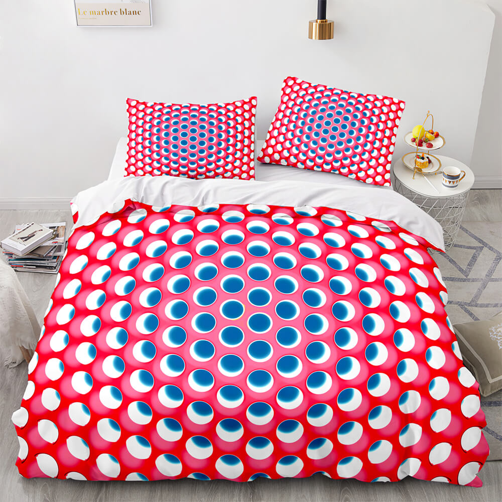 Honeycomb Pattern Bedding Sets Quilt Covers Without Filler (Online Order Only)
