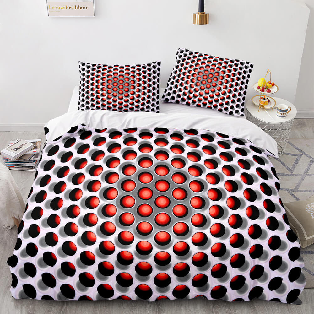 Honeycomb Pattern Bedding Sets Quilt Covers Without Filler (Online Order Only)
