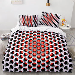 Honeycomb Pattern Bedding Sets Quilt Covers Without Filler (Online Order Only)