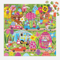 Hoppin' Around 500 Piece Jigsaw Puzzle Mudpuppy