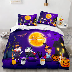 Horror Halloween Decor Bedding Sets Quilt Covers Room Decoration (Online Order Only)