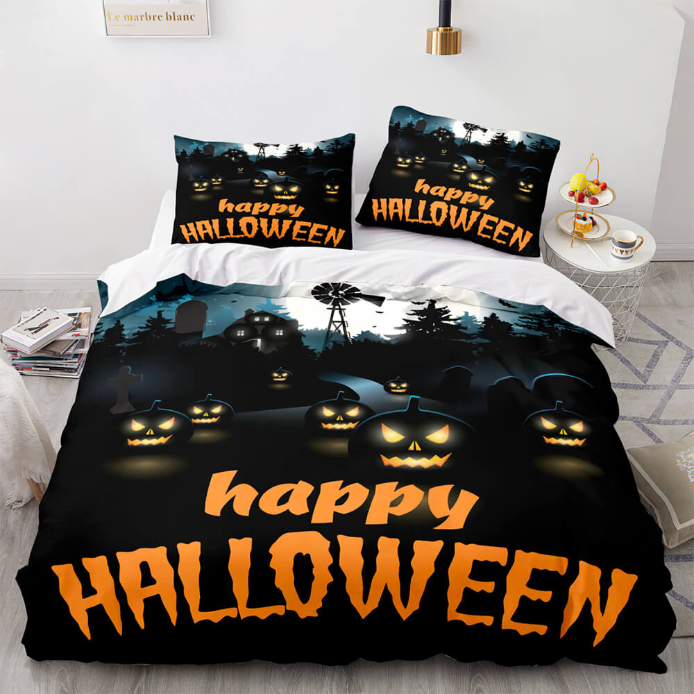 Horror Halloween Decor Bedding Sets Quilt Covers Room Decoration (Online Order Only)