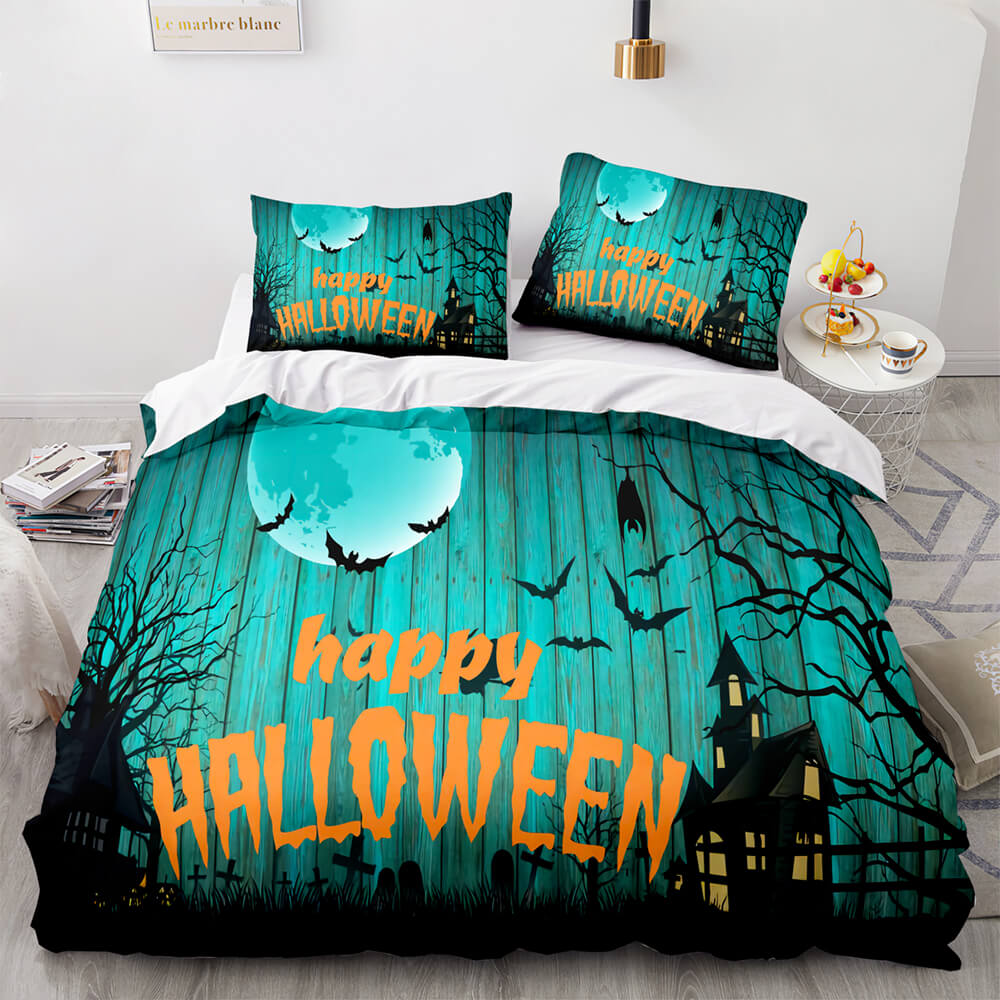 Horror Halloween Decor Bedding Sets Quilt Covers Room Decoration (Online Order Only)