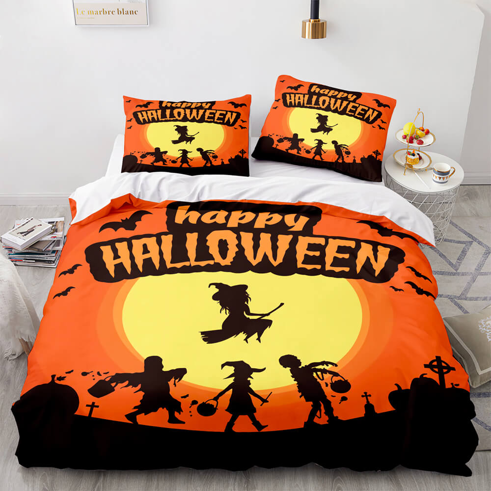 Horror Halloween Decor Bedding Sets Quilt Covers Room Decoration (Online Order Only)