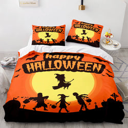 Horror Halloween Decor Bedding Sets Quilt Covers Room Decoration (Online Order Only)