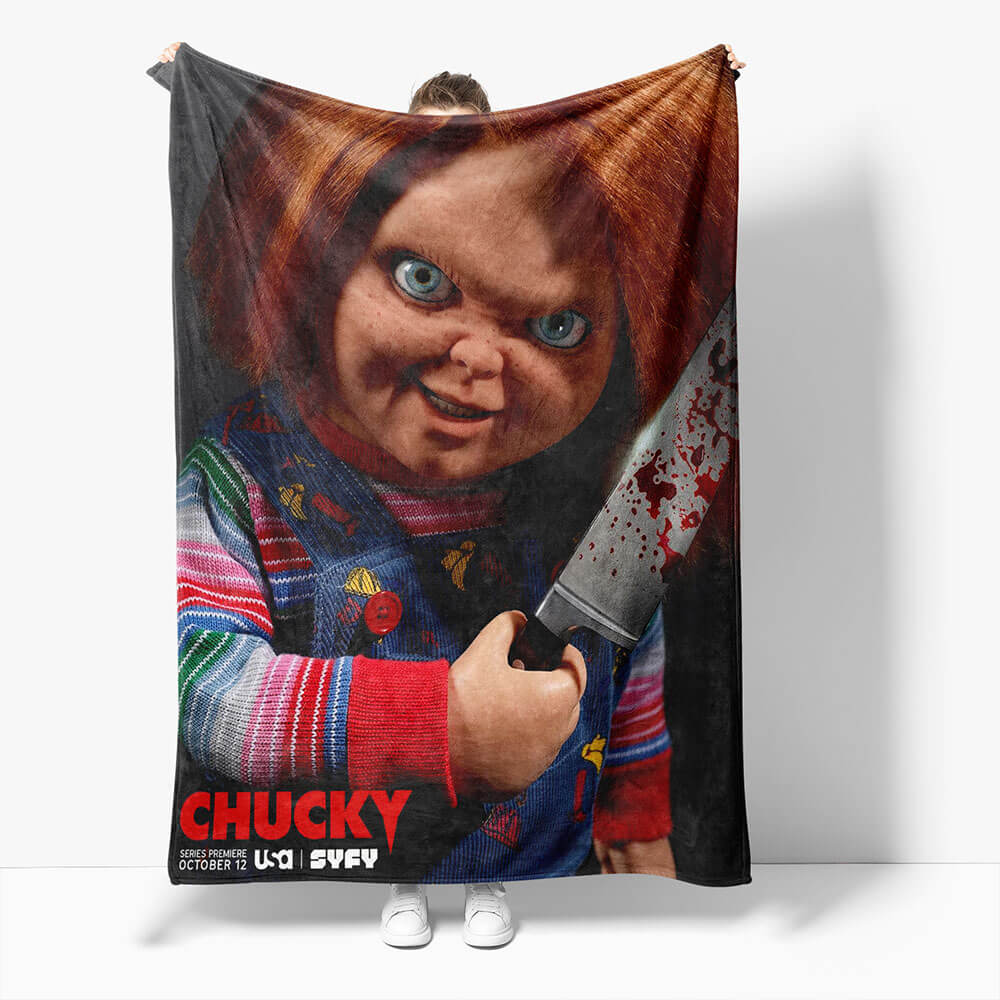 Horror Robe Flannel Blanket Fleece Throw Blanket Wrap Nap Bedding Sets (Online Order Only)