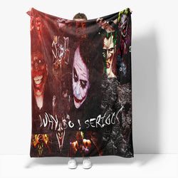 Horror Robe Flannel Blanket Fleece Throw Blanket Wrap Nap Bedding Sets (Online Order Only)