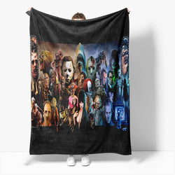 Horror Robe Flannel Blanket Fleece Throw Blanket Wrap Nap Bedding Sets (Online Order Only)