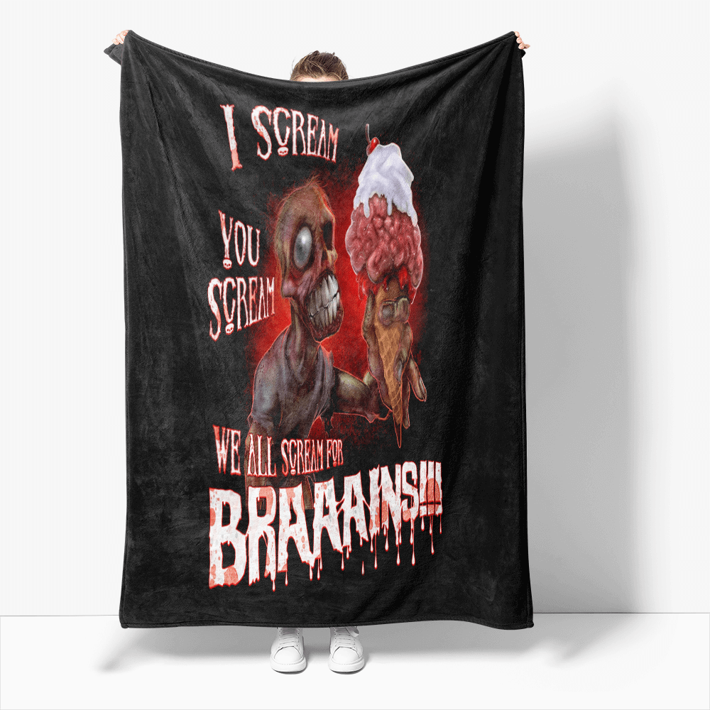 Horror Robe Flannel Blanket Fleece Throw Blanket Wrap Nap Bedding Sets (Online Order Only)