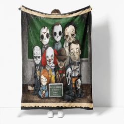 Horror Robe Flannel Blanket Fleece Throw Blanket Wrap Nap Bedding Sets (Online Order Only)