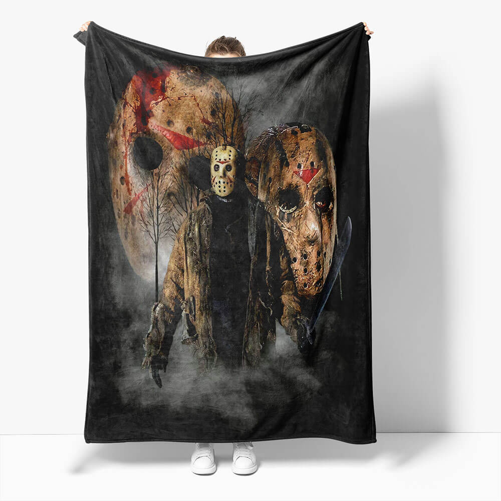 Horror Robe Flannel Blanket Fleece Throw Blanket Wrap Nap Bedding Sets (Online Order Only)