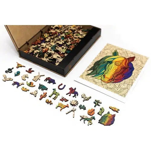Horse 250 Piece Wooden Jigsaw Puzzle Geek Toys (ONLINE ORDER ONLY)