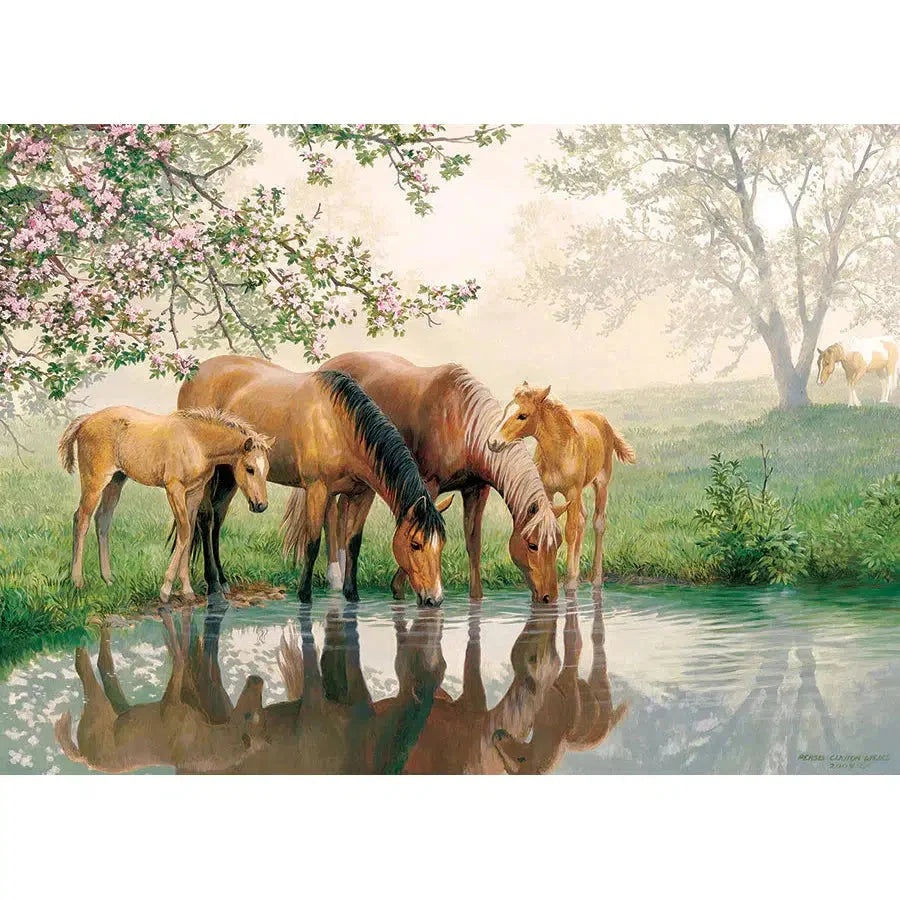 Horse Family 350 Piece Family Jigsaw Puzzle Cobble Hill (ONLINE ORDER ONLY)