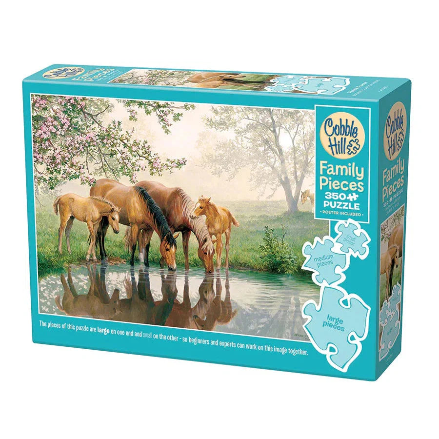 Horse Family 350 Piece Family Jigsaw Puzzle Cobble Hill (ONLINE ORDER ONLY)