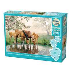 Horse Family 350 Piece Family Jigsaw Puzzle Cobble Hill (ONLINE ORDER ONLY)