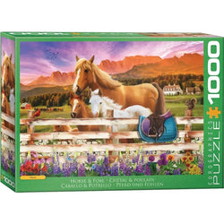 Horse & Foal 1000 Piece Jigsaw Puzzle Eurographics