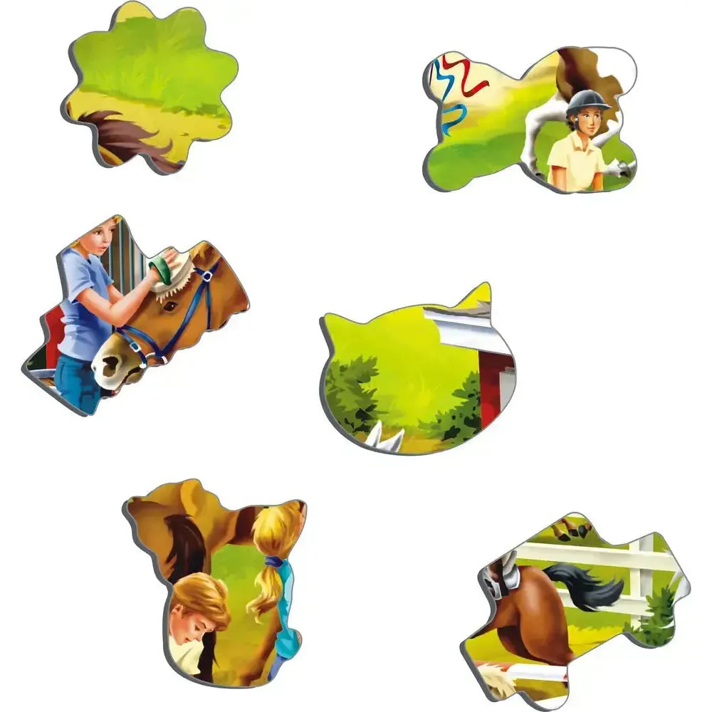 Horse Play & Care 50 Piece Tray Jigsaw Puzzle Larsen