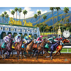 Horse Race 500 Piece Jigsaw Puzzle Boardwalk (ONLINE ORDER ONLY)