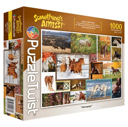 Horseplay "Something's Amiss!" 1000 Piece Jigsaw Puzzle PuzzleTwist (ONLINE ORDER ONLY)