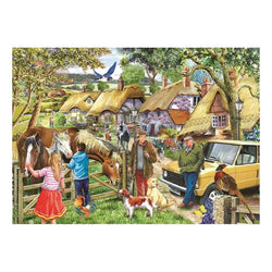 Horses & Hounds 500 Big Piece Jigsaw Puzzle HOP