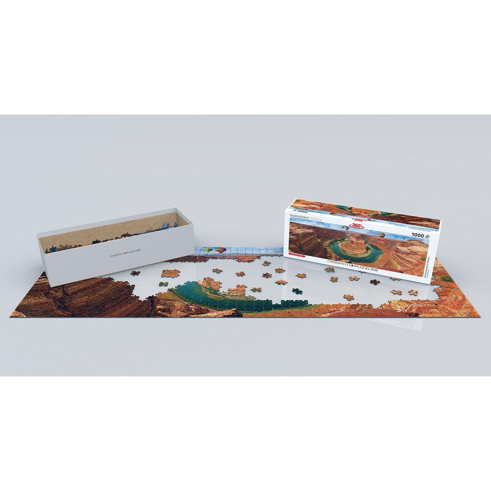 Horseshoe Bend, Arizona 1000 Piece Panoramic Jigsaw Puzzle Eurographics (ONLINE ORDER ONLY)