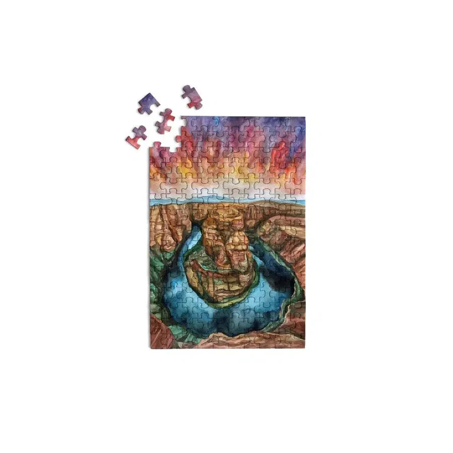 Horseshoe Bend Grand Canyon 150 Piece Mini Jigsaw Puzzle Micro Puzzles (ONLINE ORDER ONLY)