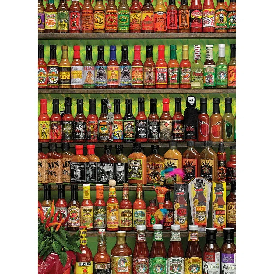 Hot Hot Sauce 1000 Piece Jigsaw Puzzle Cobble Hill (ONLINE ORDER ONLY)