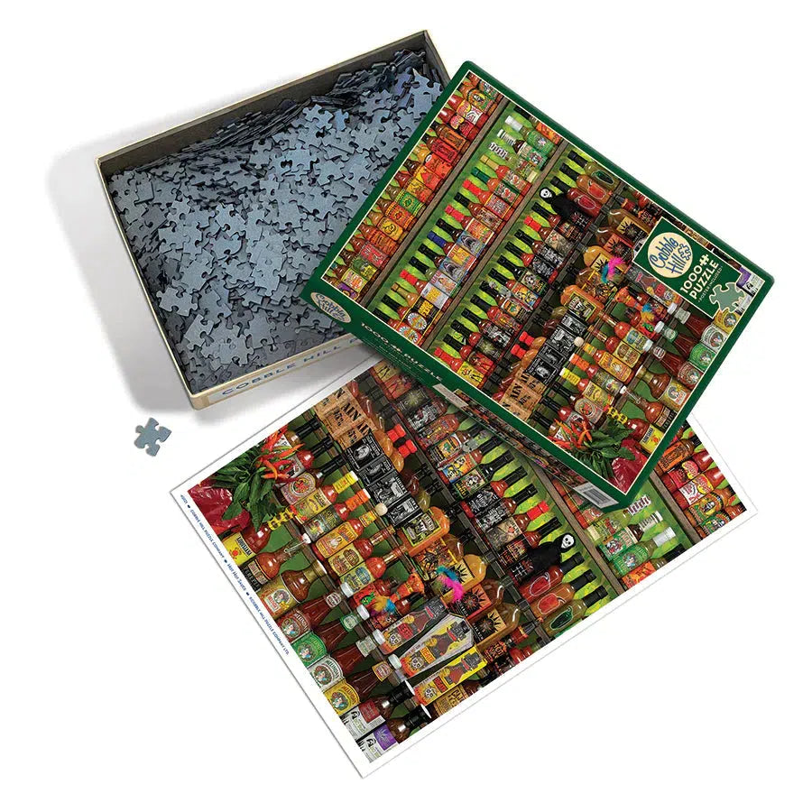 Hot Hot Sauce 1000 Piece Jigsaw Puzzle Cobble Hill (ONLINE ORDER ONLY)