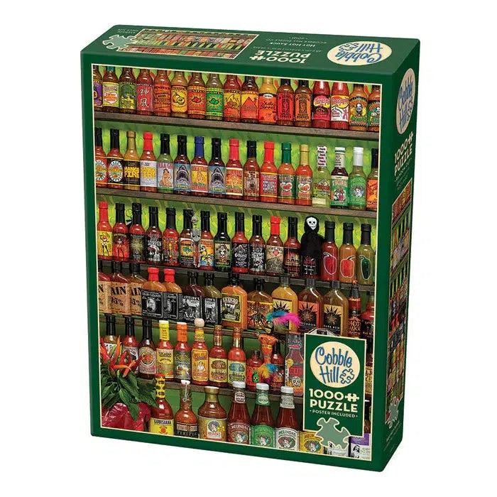 Hot Hot Sauce 1000 Piece Jigsaw Puzzle Cobble Hill (ONLINE ORDER ONLY)