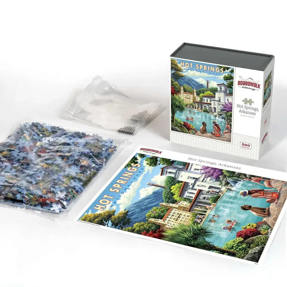 Hot Springs Arkansas 500 Piece Jigsaw Puzzle Boardwalk (ONLINE ORDER ONLY)