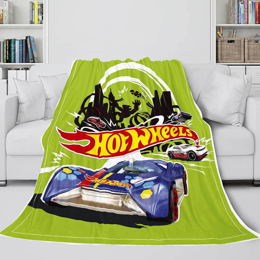Hot Wheels Blanket Flannel Fleece Blanket (Online Order Only)
