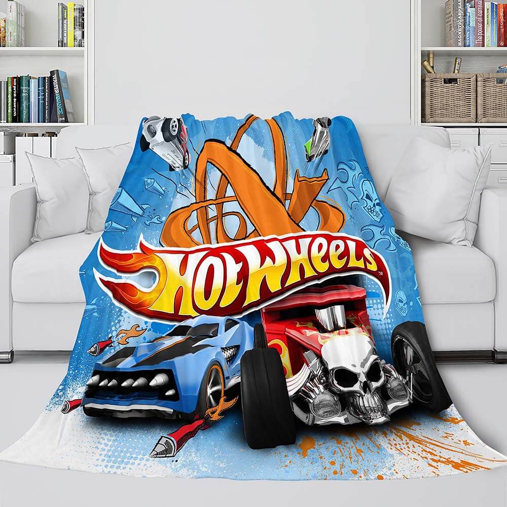Hot Wheels Blanket Flannel Fleece Blanket Quilt Throw Cosplay Bedding (Online Order Only)