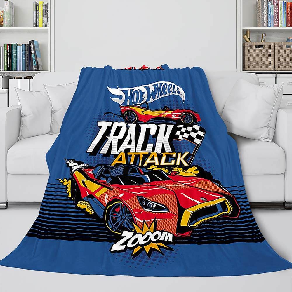 Hot Wheels Blanket Flannel Fleece Blanket Quilt Throw Cosplay Bedding (Online Order Only)
