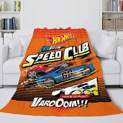 Hot Wheels Blanket Flannel Fleece Blanket (Online Order Only)