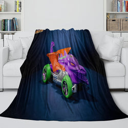 Hot Wheels Blanket Flannel Kids Room Throw (ONLINE ORDER ONLY)