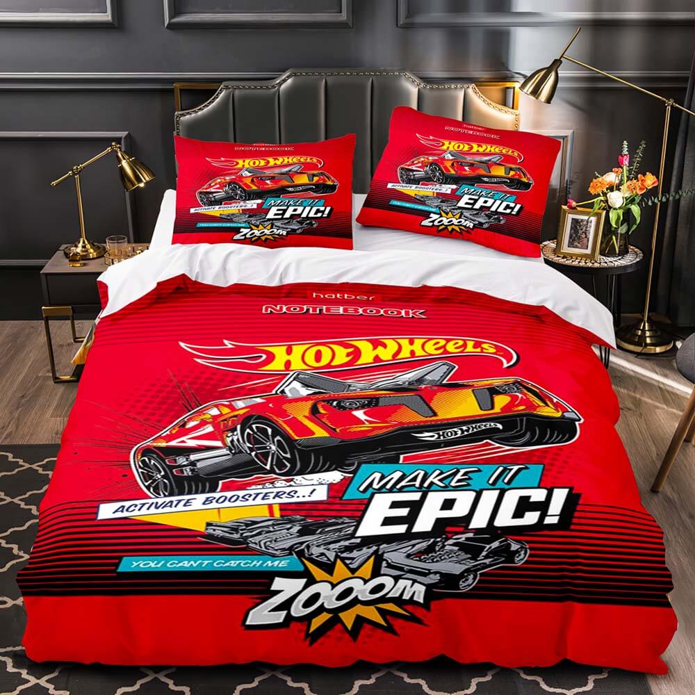Hot Wheels Cosplay Bedding Set Quilt Covers Without Filler (Online Order Only)
