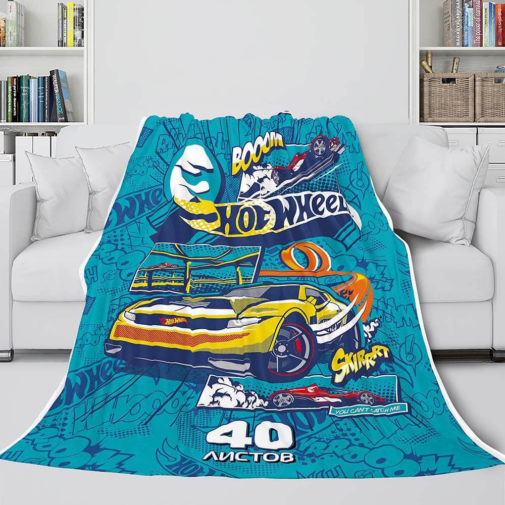 Hot Wheels Cosplay Blanket Flannel Fleece Blanket Quilt Throw Blanket (Online Order Only)