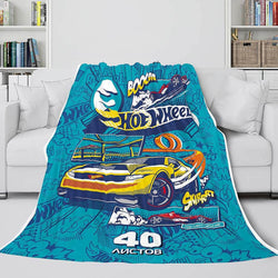 Hot Wheels Blanket Flannel Fleece Blanket (Online Order Only)