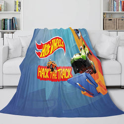 Hot Wheels Blanket Flannel Fleece Blanket (Online Order Only)