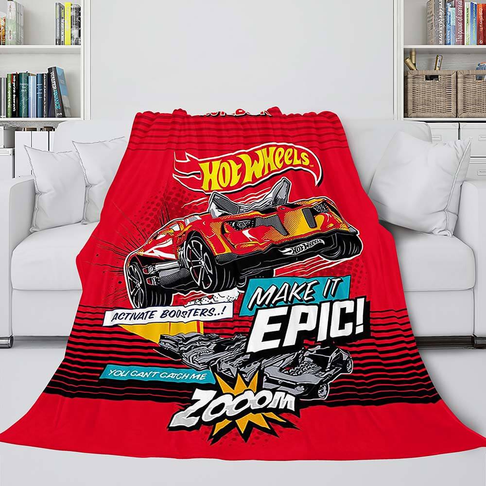 Hot Wheels Cosplay Blanket Flannel Fleece Blanket Quilt Throw Blanket (Online Order Only)