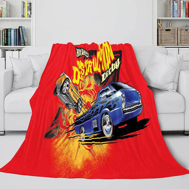 Hot Wheels Cosplay Blanket Flannel Fleece Blanket Quilt Throw Blanket (Online Order Only)