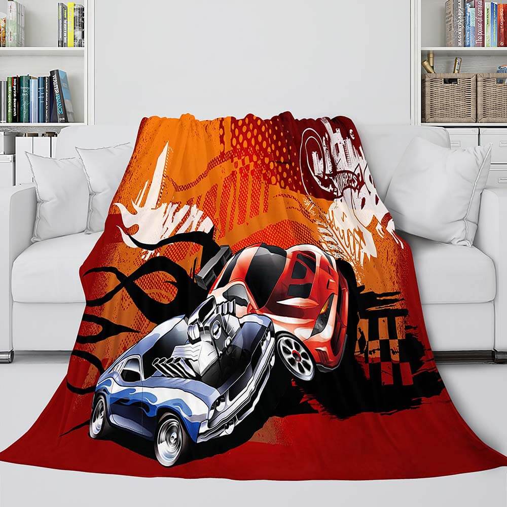Hot Wheels Cosplay Blanket Flannel Fleece Blanket Quilt Throw Blanket (Online Order Only)