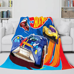 Hot Wheels Blanket Flannel Fleece Blanket (Online Order Only)