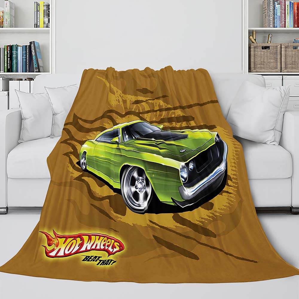 Hot Wheels Blanket Flannel Fleece Blanket (Online Order Only)