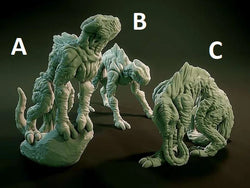 3D Printed Nafarrate Hound of Tindalos Lovecraftian Bestiary 28 32 mm D&D (Online Only)