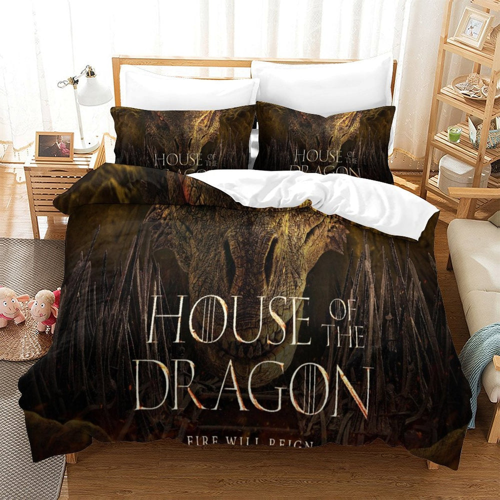 House of the Dragon Bedding Set Duvet Cover Without Filler (Online Order Only)