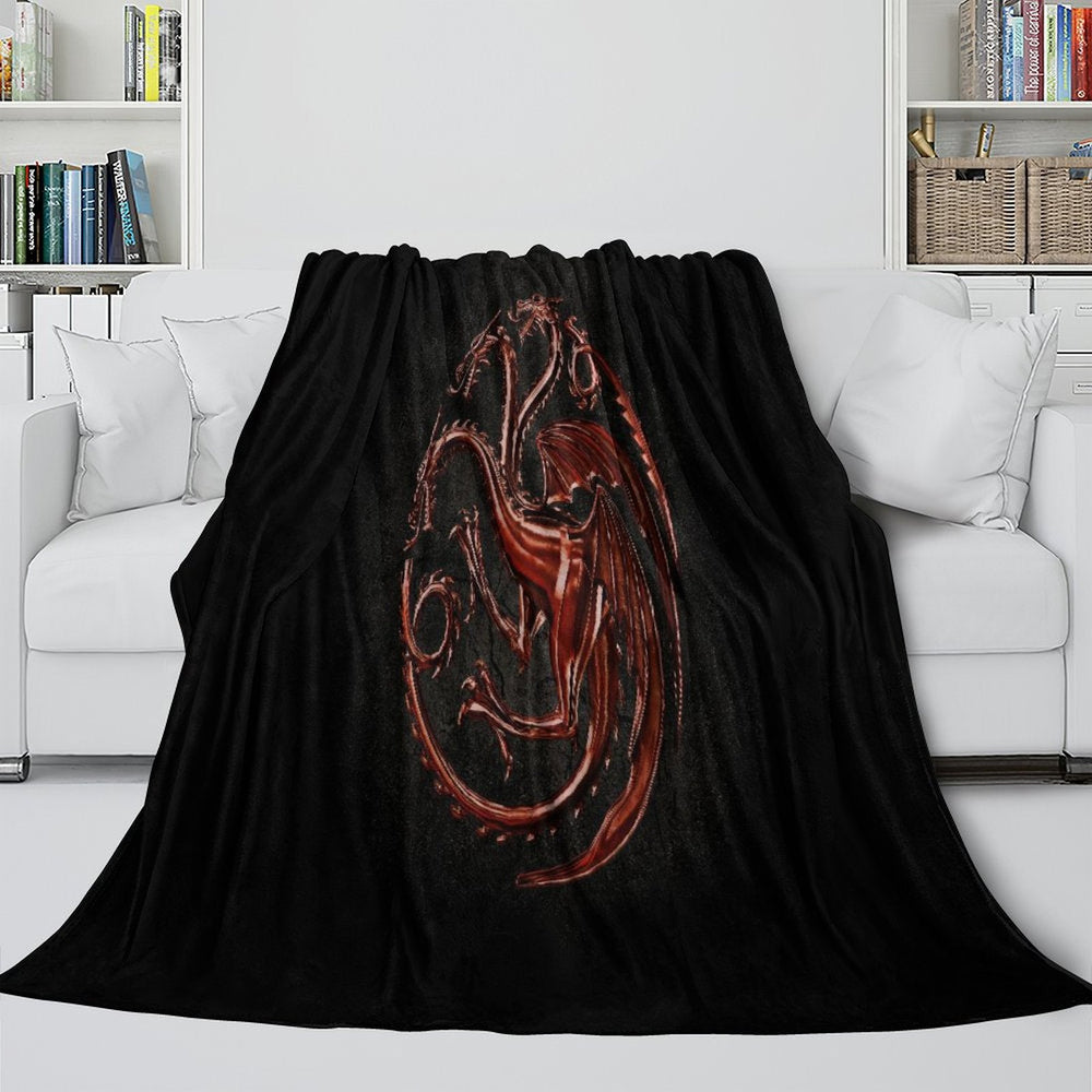 House of the Dragon Blanket Flannel Fleece Throw Room Decoration (Online Order Only)