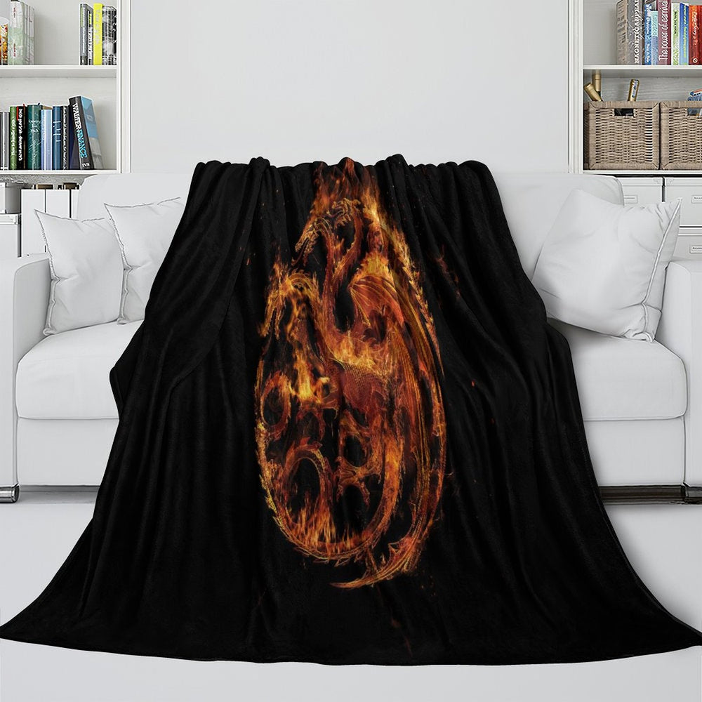 House of the Dragon Blanket Flannel Fleece Throw Room Decoration (Online Order Only)