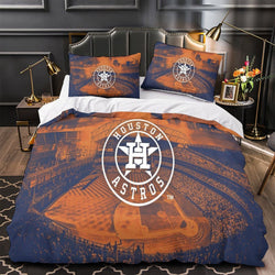 Houston Astros Bedding Set Quilt Cover Without Filler (Online Order Only)